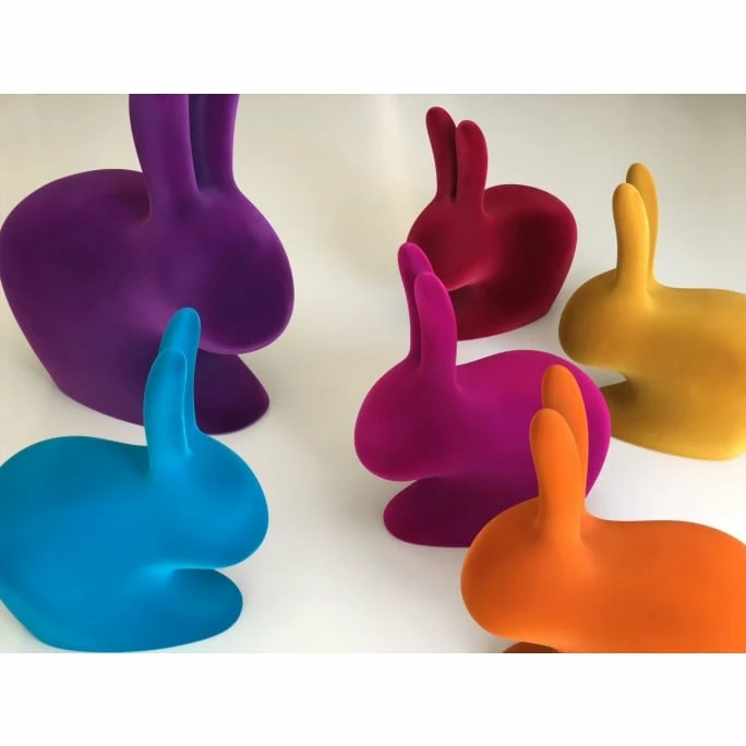 qeeboo Rabbit Chair Baby Velvet Finish Stuhl - 45,3 x 26,2 x 52,7 cm - red Qeeboo Rabbit Chair Baby Velvet Finish Stuhl - 45,3 X 26,2 X 52,7 Cm - Red -qeeboo shop unnamed file 5202