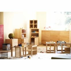 Jan Kurtz HUGO Kindersessel/-tisch - 35x29x33 Cm - Natur -qeeboo shop unnamed file 5222