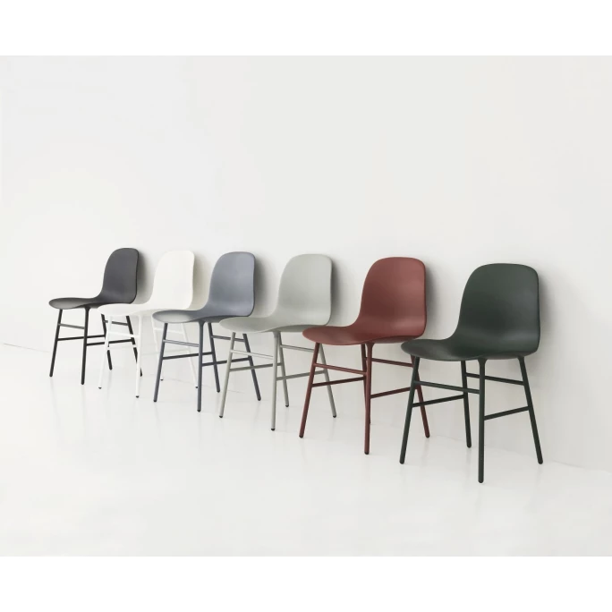 Normann Copenhagen Form Steel Stuhl - H 80 x B 48 x T 52 cm - grey Normann Copenhagen Form Steel Stuhl - H 80 X B 48 X T 52 Cm - Grey -qeeboo shop unnamed file 54