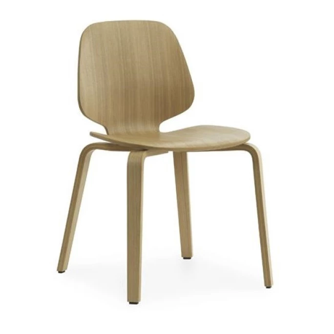 Normann Copenhagen My Chair Stuhl mit Eichenholz - H 80 x L 48 x T 50 cm - Oak Normann Copenhagen My Chair Stuhl Mit Eichenholz - H 80 X L 48 X T 50 Cm - Oak -qeeboo shop unnamed file 73