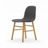 Normann Copenhagen Normann Form Oak Stuhl Textil-gepolstert Steelcut Trio - H 80 X B 48 X T 52 Cm - Dark Grey 153