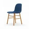 Normann Copenhagen Normann Form Oak Stuhl Textil-gepolstert Steelcut Trio - H 80 X B 48 X T 52 Cm - Blue 753