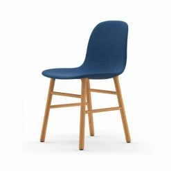 Normann Copenhagen Normann Form Oak Stuhl Textil-gepolstert Steelcut Trio - H 80 X B 48 X T 52 Cm - Blue 753