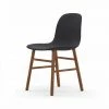 Normann Copenhagen Normann Form Walnut Stuhl Textil-gepolstert Fame - H 80 X B 48 X T 52 Cm - Dark Grey 60019