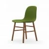 Normann Copenhagen Normann Form Walnut Stuhl Textil-gepolstert Fame - H 80 X B 48 X T 52 Cm - Green - 68035