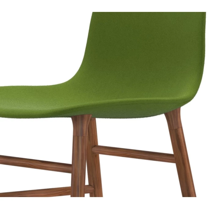 Normann Form Walnut Stuhl Textil-gepolstert fame - H 80 x B 48 x T 52 cm - green - 68035 Normann Copenhagen Normann Form Walnut Stuhl Textil-gepolstert Fame - H 80 X B 48 X T 52 Cm - Green - 68035 -qeeboo shop unnamed file 831