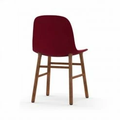 Normann Copenhagen Normann Form Walnut Stuhl Textil-gepolstert Fame - H 80 X B 48 X T 52 Cm - Red 64089 2 Normann Copenhagen Normann Form Walnut Stuhl Textil-gepolstert Fame - H 80 X B 48 X T 52 Cm - Red 64089 -qeeboo shop unnamed file 835