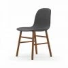 Normann Copenhagen Normann Form Walnut Stuhl Textil-gepolstert Steelcut Trio - H 80 X B 48 X T 52 Cm - Dark Grey 153